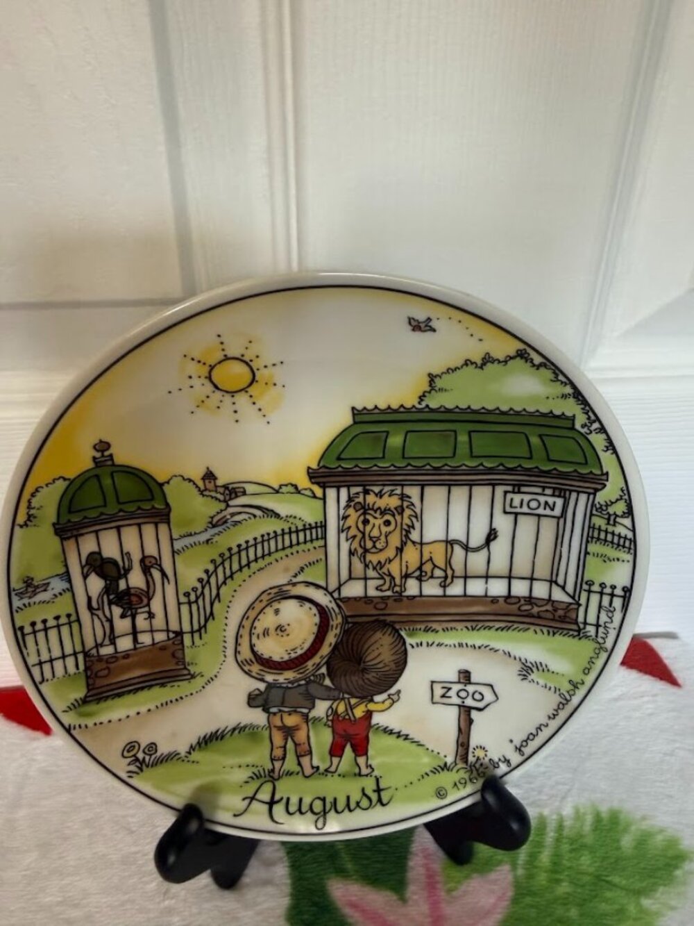Vintage Ebeling & Reuss August Plate Collection 1966